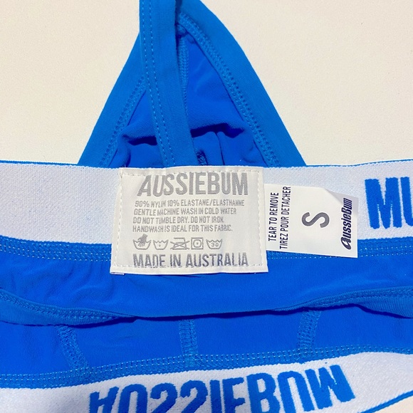 MAussiebum Mens Victory Thong - Blue - Size S - Picture 4 of 4